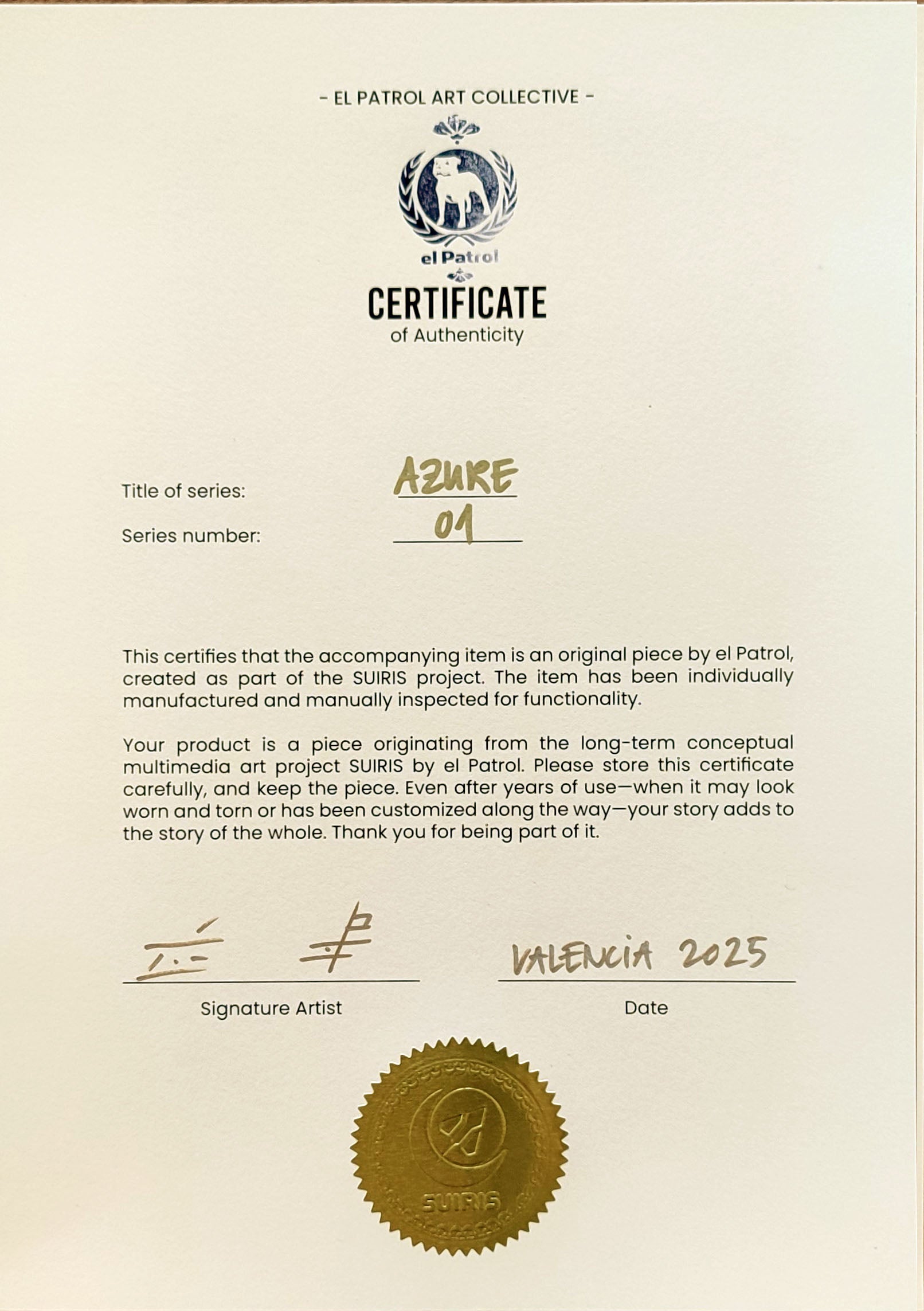 AZURE - medium size scarf