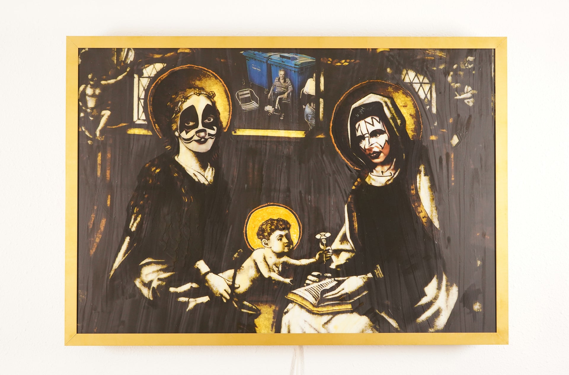 Blue Mill Container Sculpture