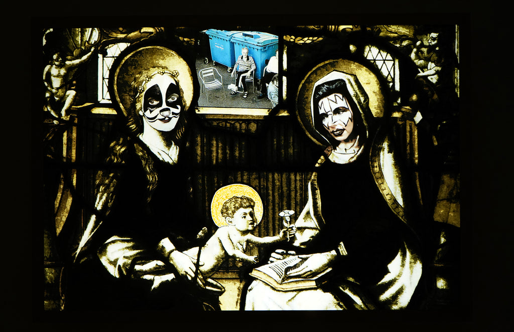 Blue Mill Container Sculpture