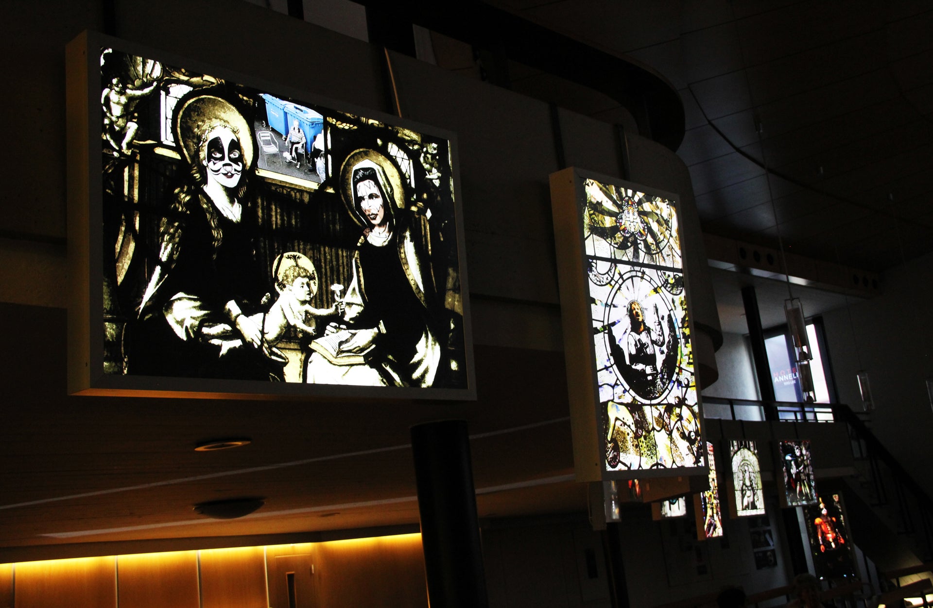 Blue Mill Container Sculpture